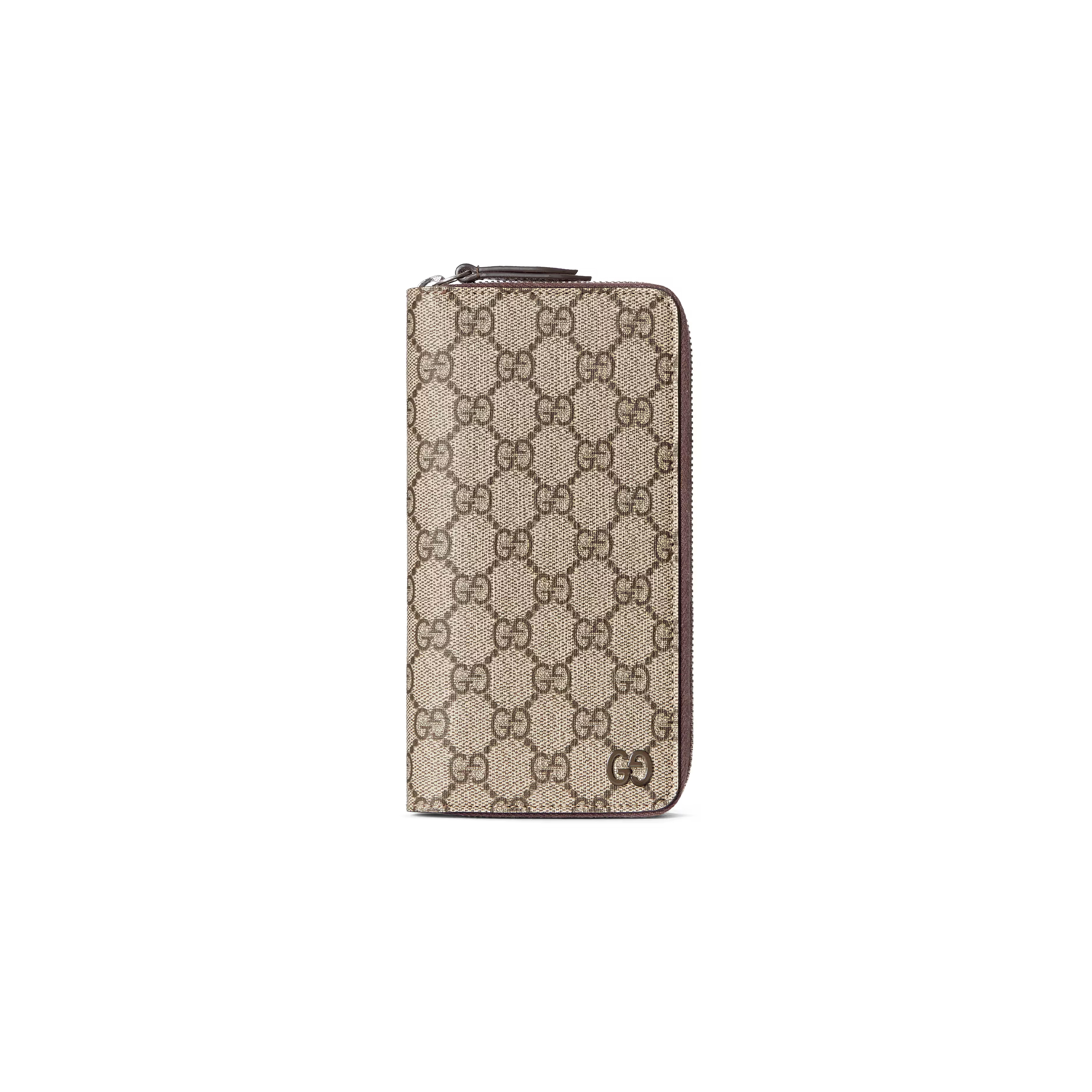 GUCCI BI-COLOR ZIP AROUND WALLET ‎822051FACQC9773 (10*20*2.5cm)